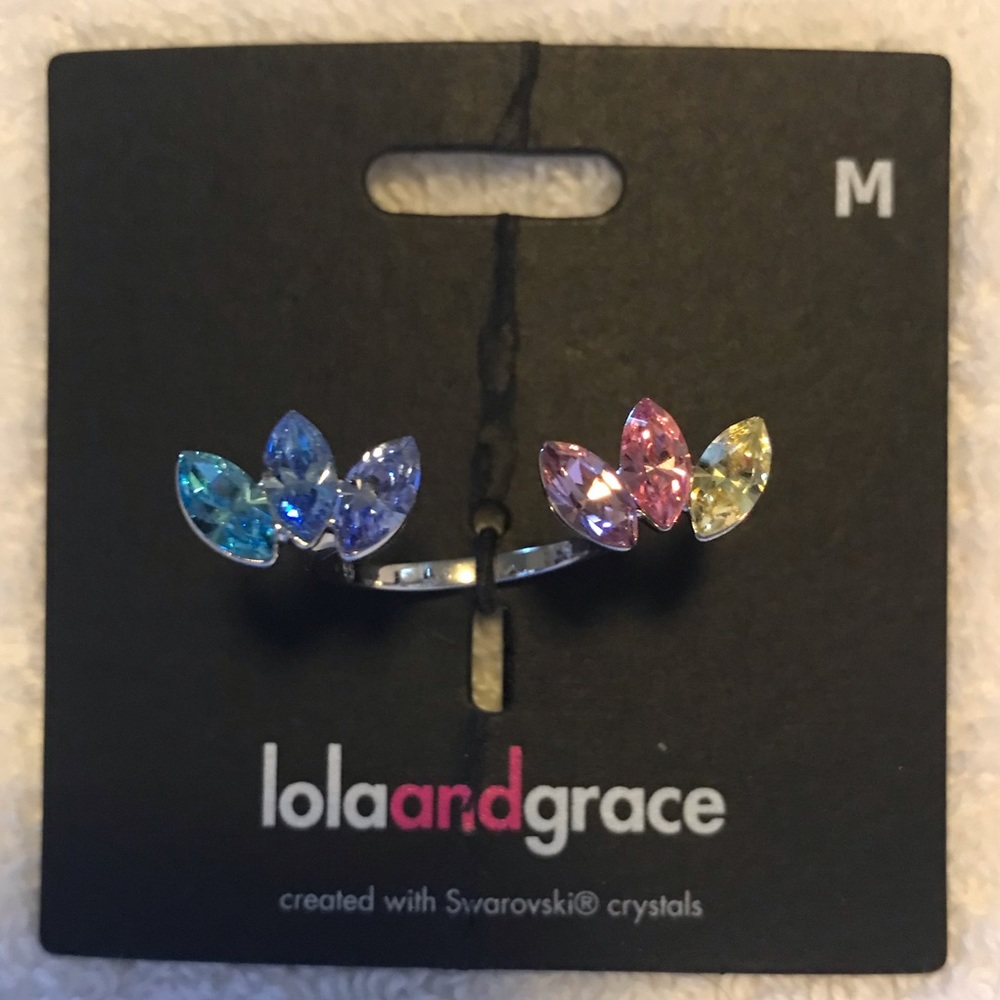 Lola and Grace Ring Made By Swarovski